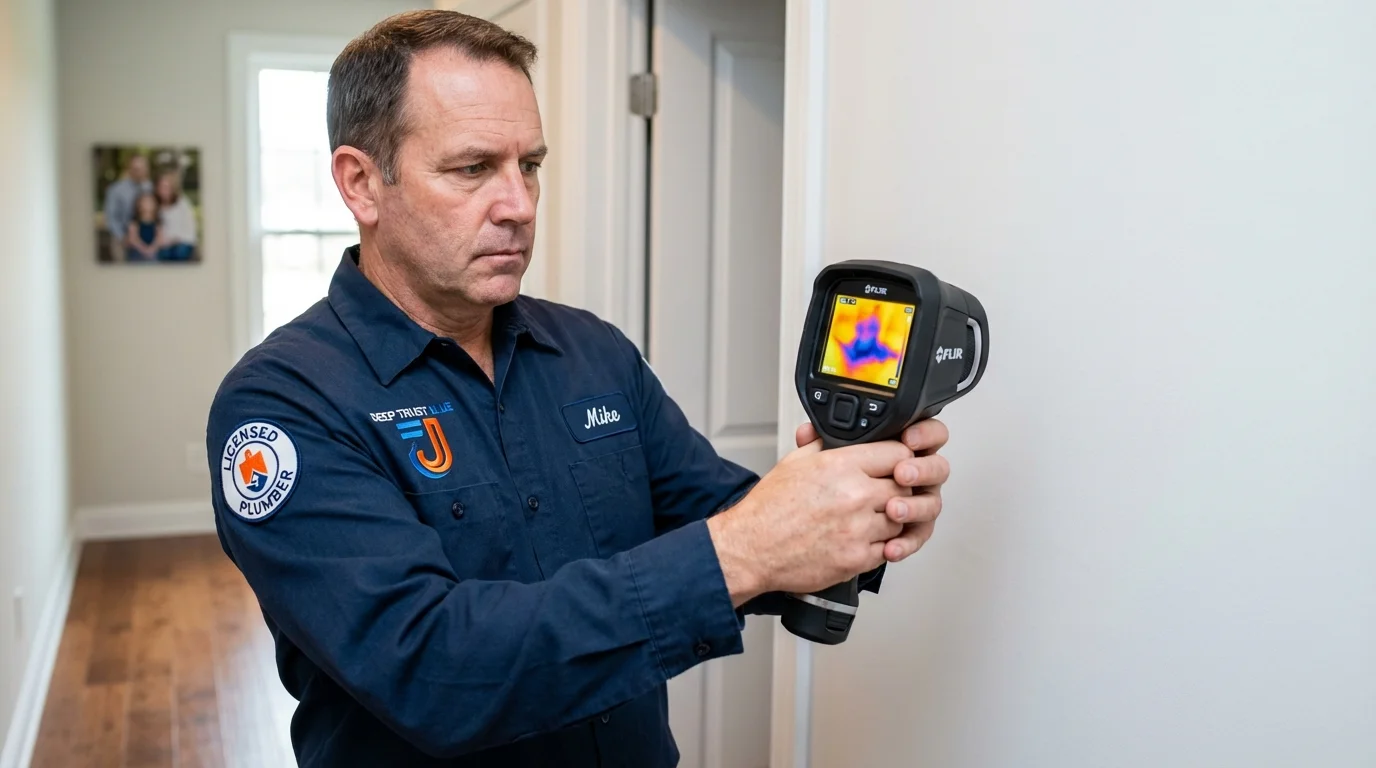 Thermal imaging leak detection by Johns Plumbing LLC in Calhoun Falls